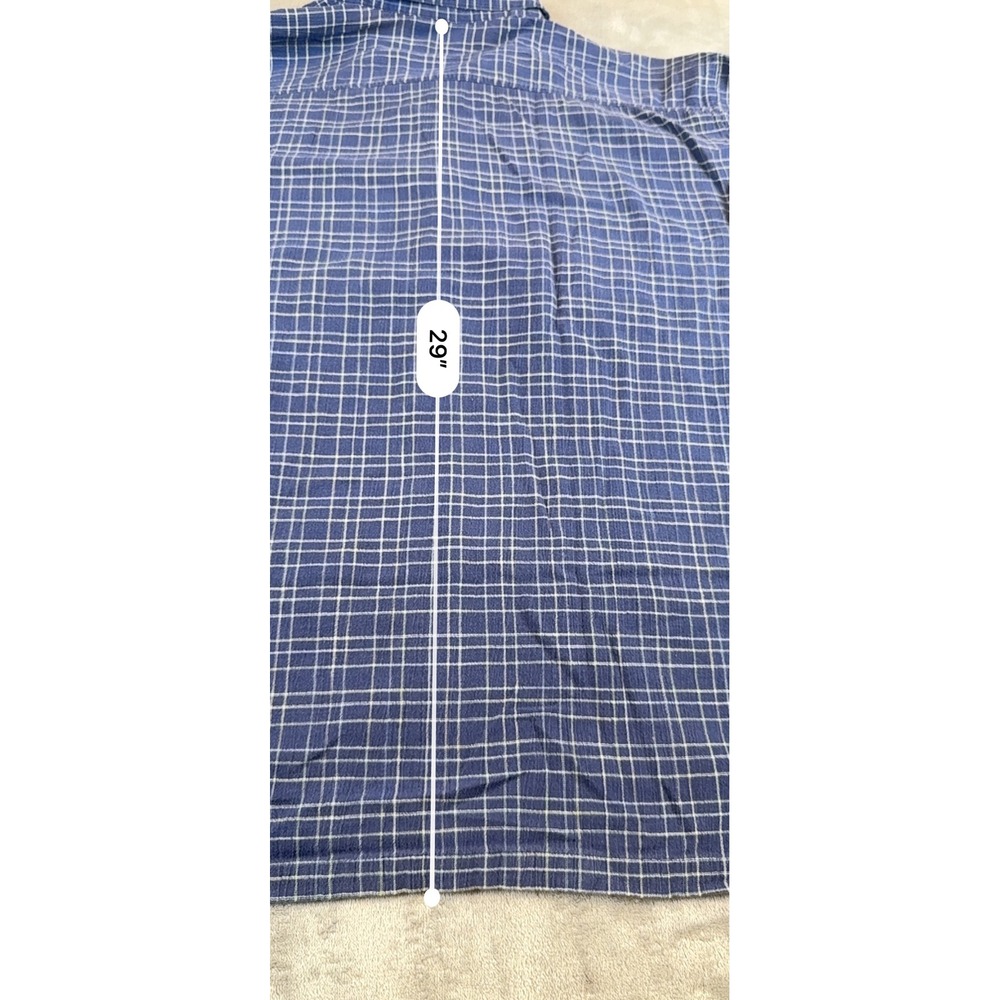Patagonia Organic Cotton Plaid‎ Button Up Short Sleeve Shirt XXL - Picture 7 of 7